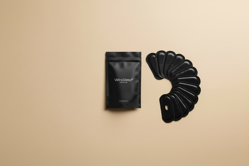 VelraSleep black mouth tape bag with strips
